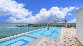 4 Bedroom Apartment with Ocean & Golf Views | Stunning Rooftop Pool & Gym
