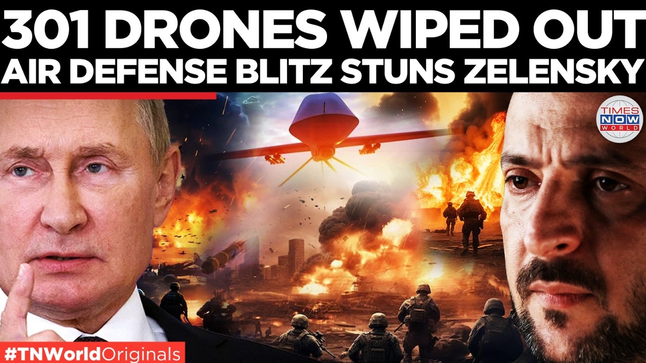 DRONE WAR ESCALATES: 301 UAVs Shot Down In Coordinated Air Defence Blitz | World News