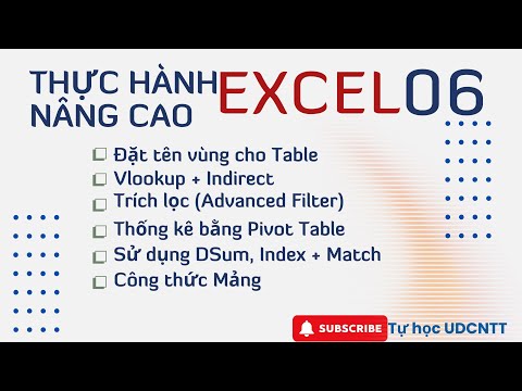 Video Excel nâng cao #22. Thực hành tổng hợp các hàm EXCEL... - youtube