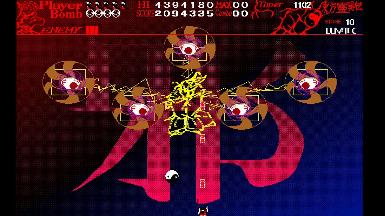 Touhou 1 HRtP Lunatic 1cc Makai