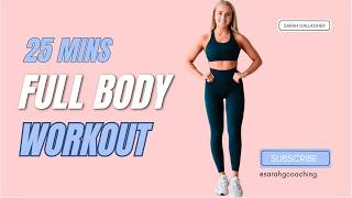 25 Min Full Body Workout | Bodyweight Only (Quick &amp; Effective!)