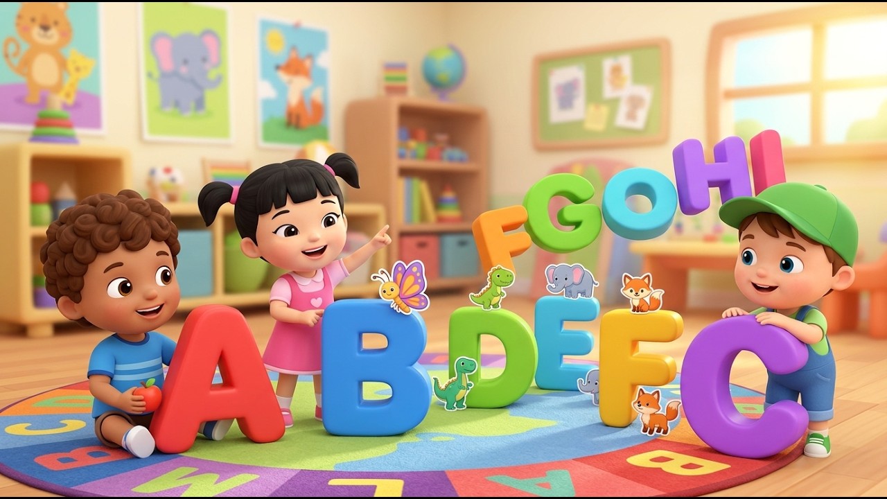 ABC Kids Song Adventure | Learn Alphabet A to Z | Fun Phonics Song for ...