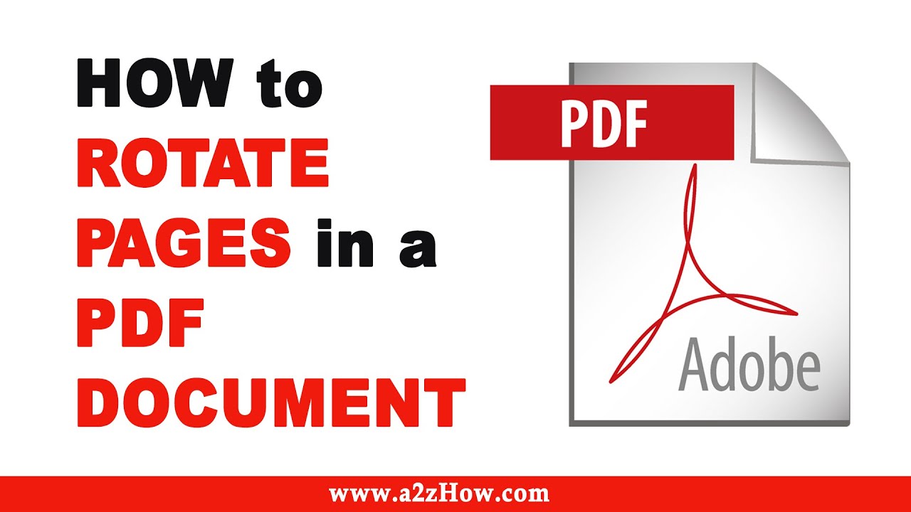 How to Rotate PDF pages or documents