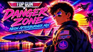 Danger Zone - Neon Afterburner Mix (Top Gun) | 80s Synthwave Retrowave Anthem