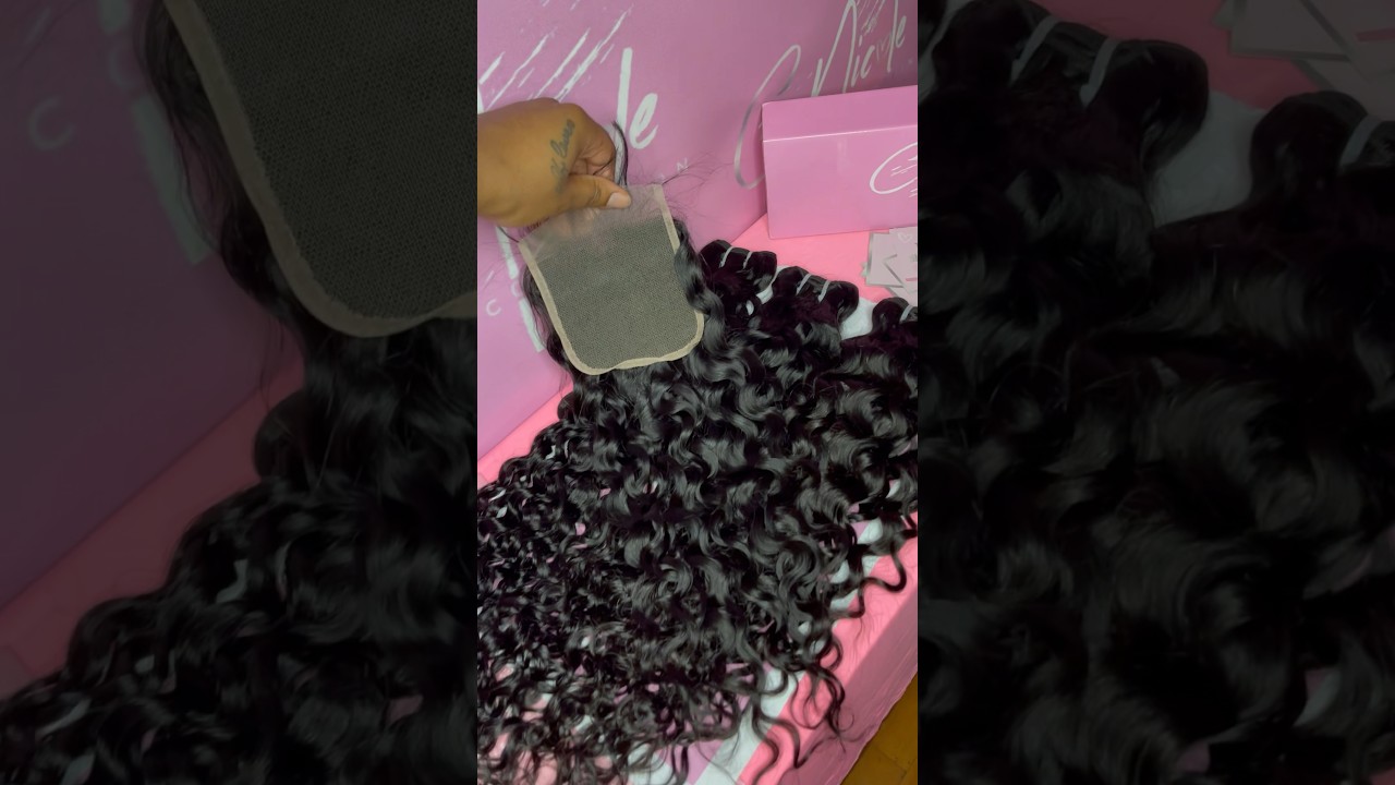 The BEST Water Wave Bundles + Closure| ft CNICOLECOLLECTION 