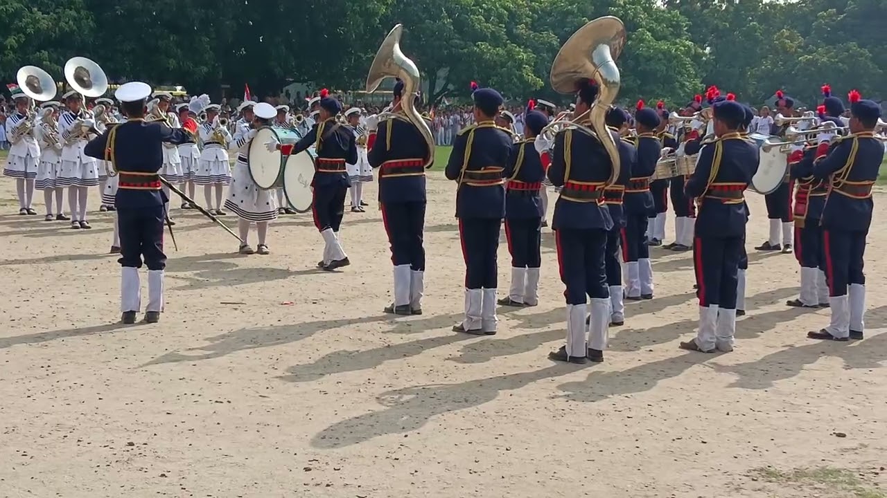 Adwaita mission high school bounsi@ 78th independence day celebration boys and girls band party
