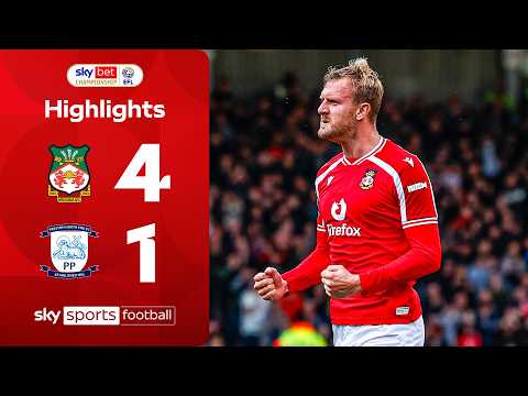 FOUR for Wrexham in much\u002Dneeded win! ✅ | Wrexham 4\u002D1 Preston | EFL Highlights
