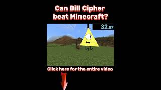 Can Bill Cipher Speedrun Minecraft? #minecraft #gravityfalls #billcipher #meme #funny