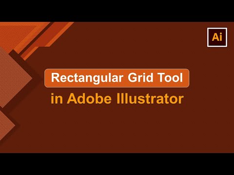 Rectangular Grid Tool in Adobe Illustrator | Illustrator Tutorial for Beginners | Graphic Design