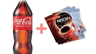 Unique Experiment Coca-cola And Coffee Mixed