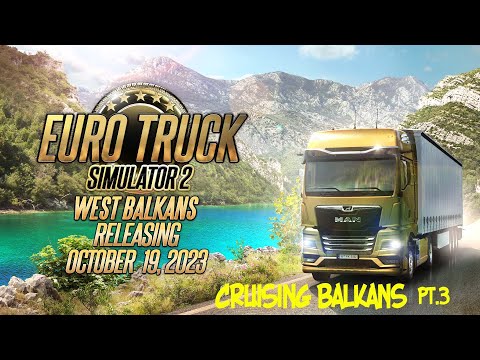 Видео: Смотрим Черногорию (Euro Truck Simulator 2 West Balkans DLC)