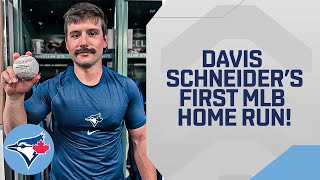 Davis Schneider hits FIRST Big League blast in his FIRST at-bat!