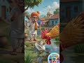 विशाल 🐔मुर्गे की ने बचाई बतख की जान 💝 #ai #cartoon #trending #shorts #chicken