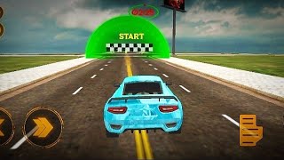 Car crash Tesla ofrod challenge 😱 #viral #video #videogames #car #cars