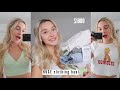 HUGE TRY-ON CLOTHING HAUL! brandy melville, urban outfitters, etc.