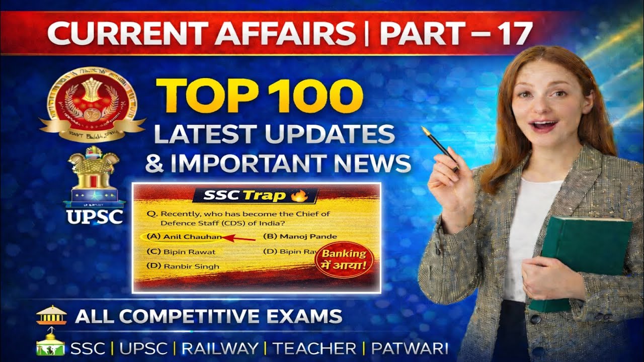 DOSE #17 | Daily Current Affairs January 2026 | SSC Banking State Exams ...