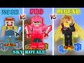 NOOB vs PRO vs LEGEND - SKY ROYALE  | Blockman Go Gameplay (Android , iOS)