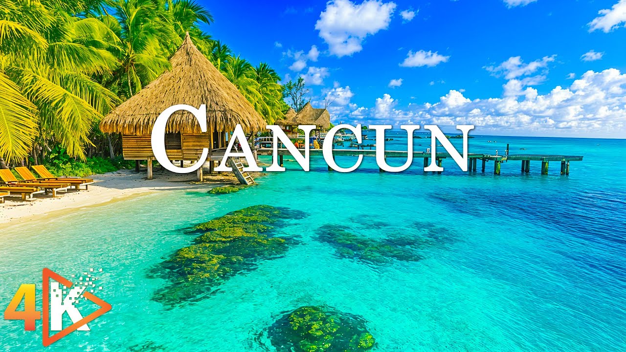 Cancún 4K - Crystal Clear Waters & Breathtaking Sunsets from Playa ...