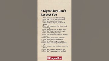 8 Signs They Don
