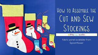 How to Assemble Cut & Sew Christmas Stockings by Wendi Gratz 372 views 7 months ago 20 minutes