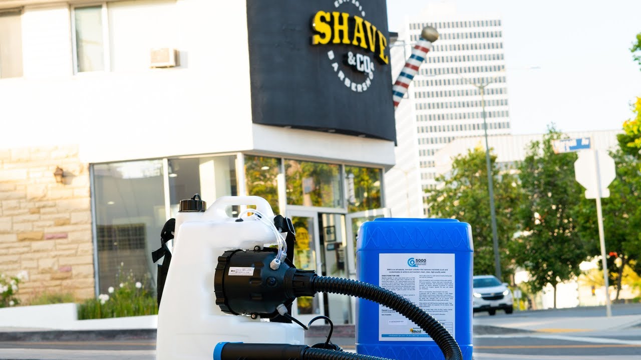 Sanitizing Shave&Co YouTube