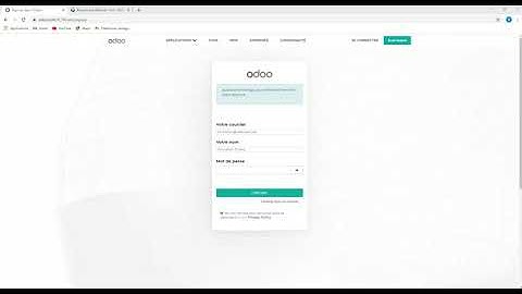 Odoo - Comptabilité ATCE01 Création d