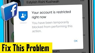 Your Account is Restricted Right Now in Facebook - Fixed Problem
