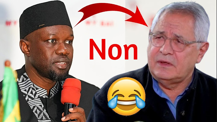 Ousmane Sonko Humilie Robert Bourgi