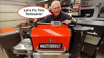 Masterbuilt Gravity Series Rotisserie Modifications / LSS Mods to The Rescue! / Super Simple To Do!
