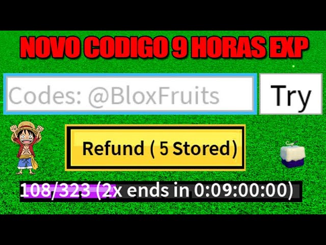 NOVO CÓDIGO +TODOS OS 5 CÓDIGOS DE RESET STATUS DO BLOX FRUITS 