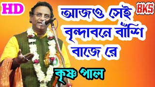 কীর্তন গান | আজও সেই বৃন্দাবনে বাঁশি বাজে রে | ভবা পাগলার গান | কৃষ্ণ পাল | Krishna Pal |Kirtan Gaan