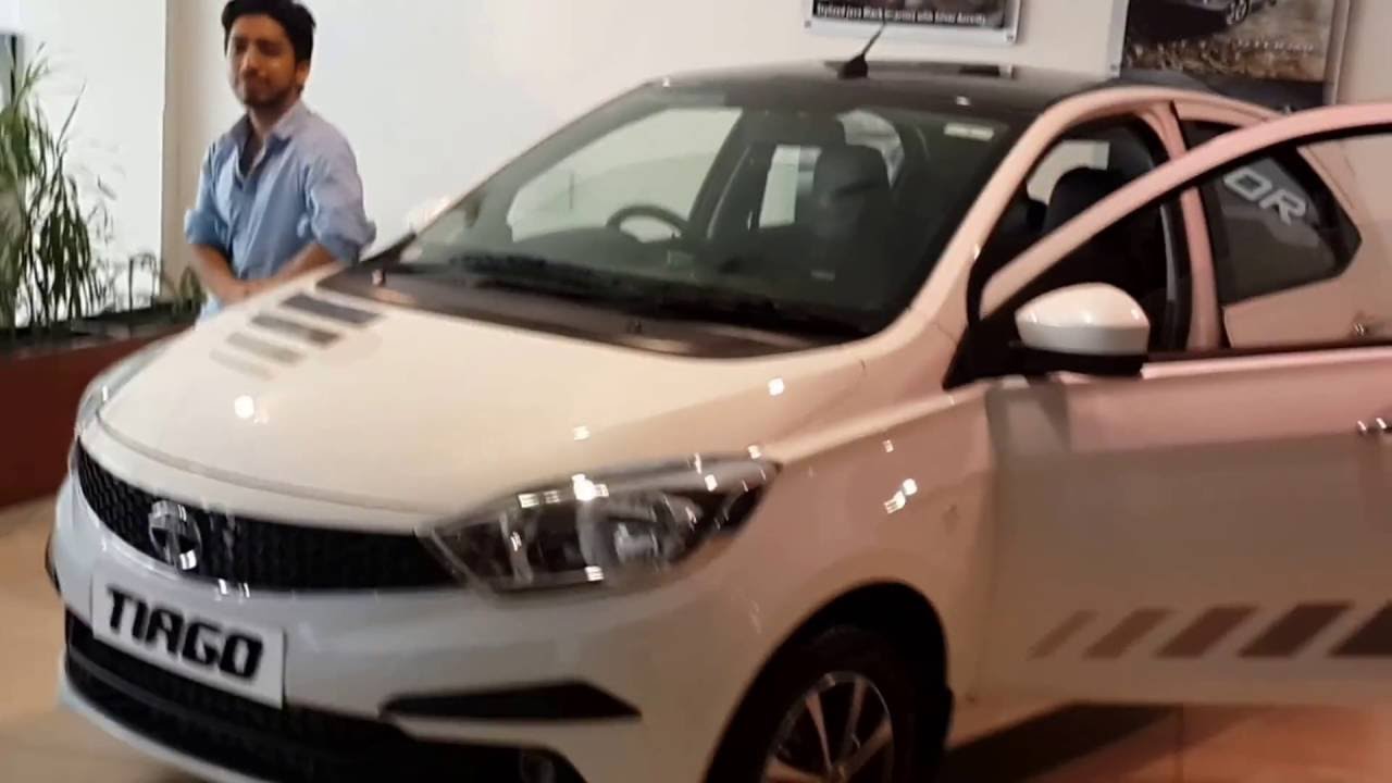 Tata tiago white colour XT YouTube