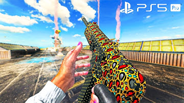 PS5 Pro Warzone Gameplay 1440p 120Hz High Settings on Rebirth Island (No Commentary)