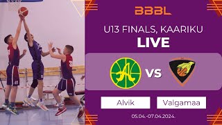 Alvik Basket 2011 vs KK Valgamaa/Coop Põlva 2011 | BBBL Finals U13