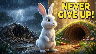 Never Give Up | The Rabbit Who Lost Everything Overnight #kidsstories