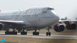 Virgin Atlantic 747 Smoothe Arrival from LGW