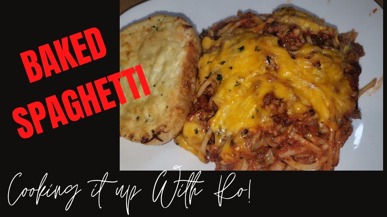 BAKED SPAGHETTI HOMEMADE BAKED SPAGHETTI YouTube