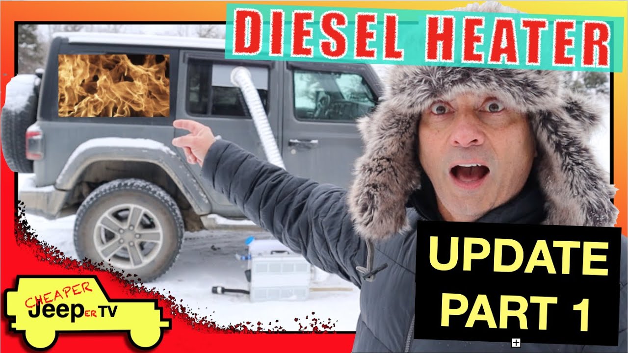 DIY Portable Diesel Heater in a Box For Camping Design UPDATE - PART 1