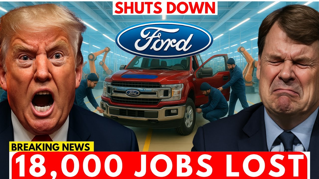AUTO EXODUS | FORD COLLAPSE: Trump ROASTED as Production Halts Nationwide — EV Tax Credit Disaster