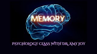 Famous Psychology Lecture - Memory Models Wealth