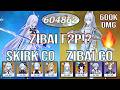 🔥 600K with 3★ Harbinger?! Skirk &amp; Zibai Spiral Abyss 12 | Genshin Impact