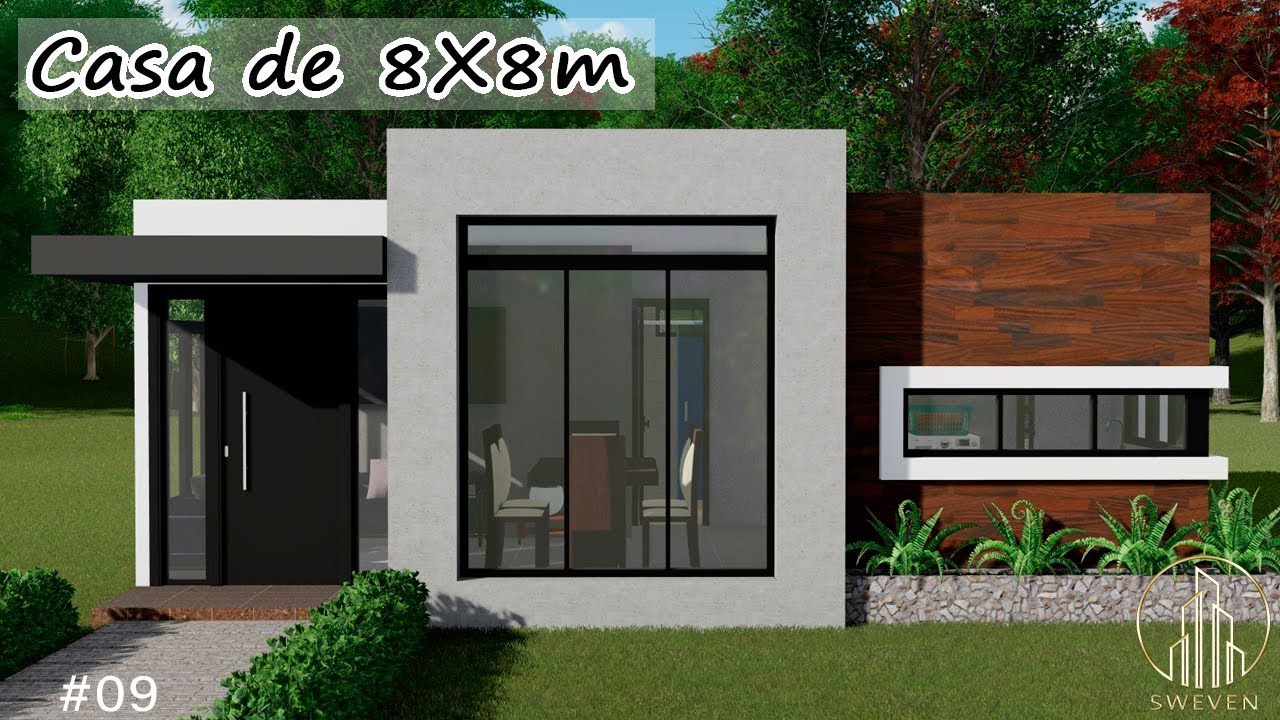 Casa de 8x8 m