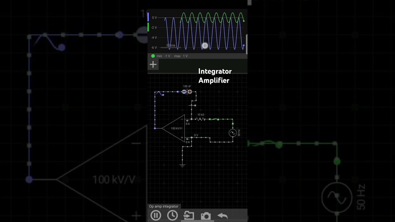 integrator amplifier circuit 