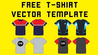 Free t shirt vector template