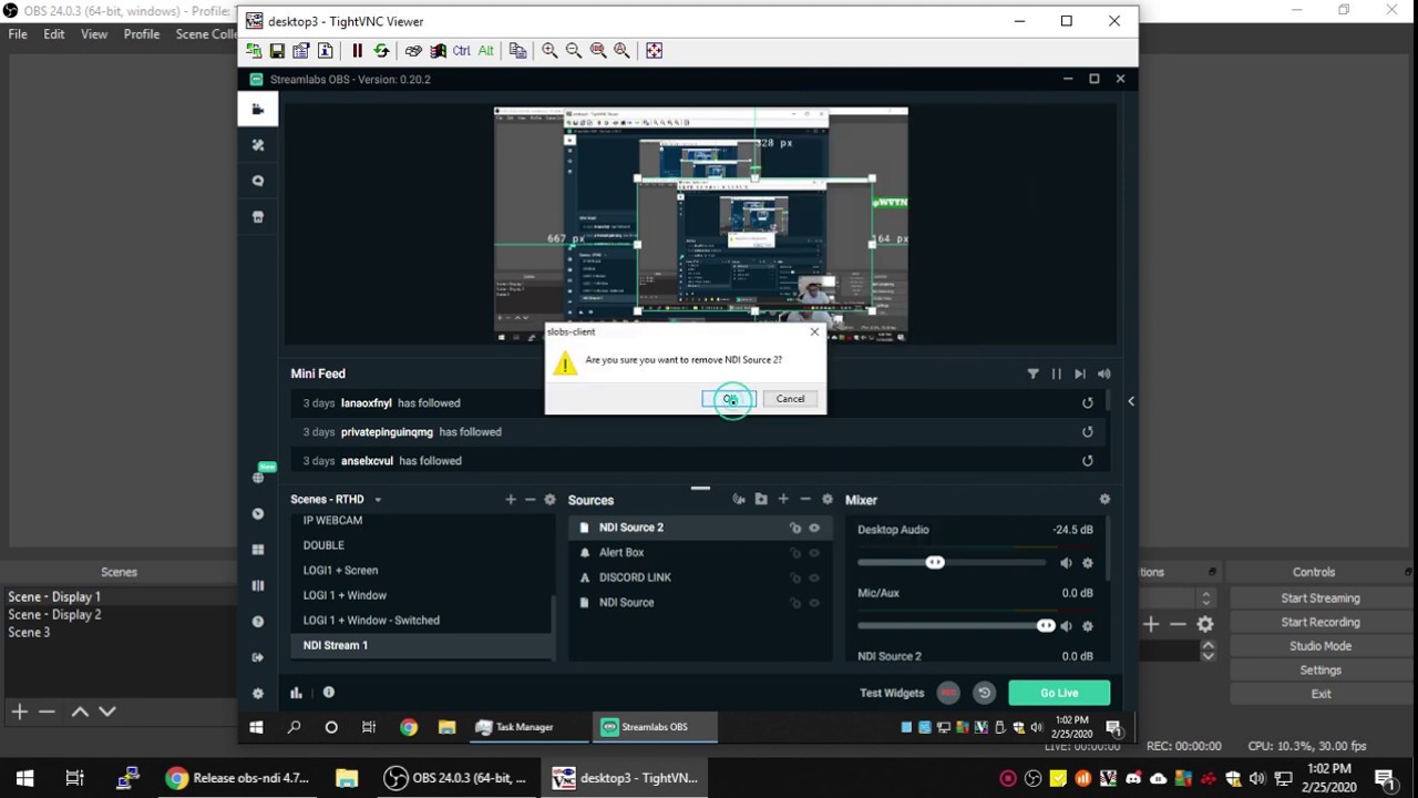 Setup NDI on OBS and Streamlabs for lag free live streaming - YouTube