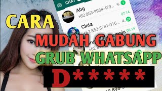 Cara gabung grub whatsapp tanpa diundang/diketahui admin