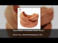 Round Rattan Fruit Basket, Wicker Woven Snack Tray, ,Bread Food Organizer, Kitchen Storage, Hom