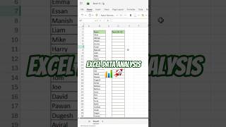 Excel data analysis 📊🚀 #exceltips #exceltricks #office #explore #exceltutorial #data #excel #yt #fb