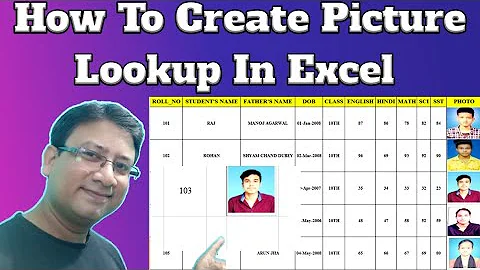 🔥How to Create Picture Lookup In Excel | 🤗Excel Me Picture Lookup Kaise Lagaye | 🤔Index + Match