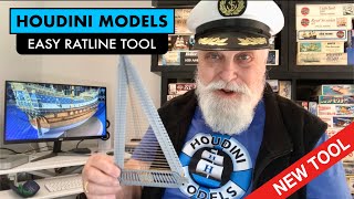 EASY RIGGING FOR WOOD SHIP KITS using my new Eye Harp and Mini Harp ratline rigging tools